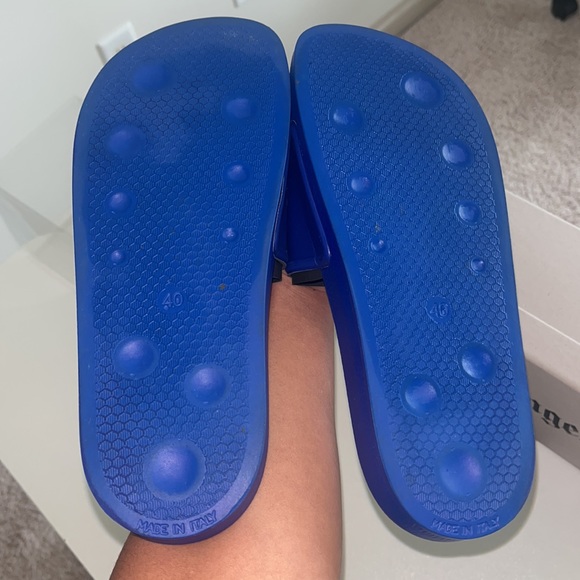 PALM ANGELS SLIDES WORN ONCE TO POOL 🔥🔥size 8 - Picture 3 of 6
